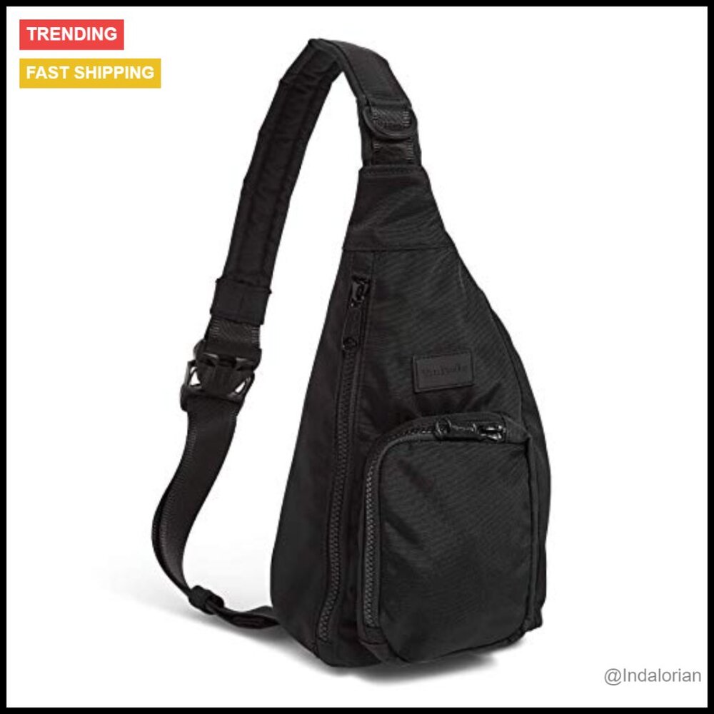 Recycled Mini Sling Backpack Chic Lightweight Adj… - image 4